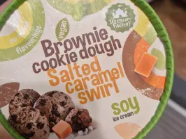 Sladoled Brownie cookie dough Salted caramel swirl 500 ml