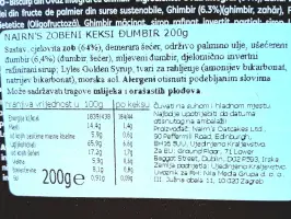 Zobeni keksi s đumbirom 200 g