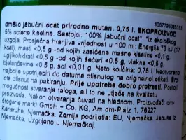 Jabučni ocat 0,75 L