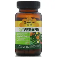 Max For Vegans Multivitamin & Mineral Complex 120 капсула