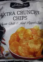 Deluxe extra crunchy chips - chili & crvena paprika 125 g