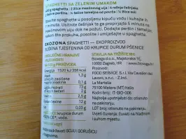 Tjestenina durum spaghetti 500 g
