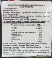 Blago gorka čokolada 87 % - 80 g