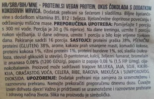 Vegan protein čokolada kokos 500 g