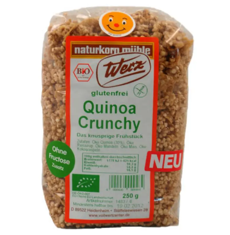 Müsli od quinoe hrskavi bez glutena