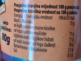 Kesten štapići s kakaom i narančinom korom 80 g