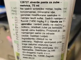 Pasta za zube menta 75 ml