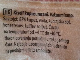 Kiseli kupus rezani 500 g