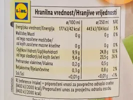 Apple, peach & pear direct juice 1 L