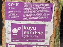 Kayu sendvič grilani tofu 200 g