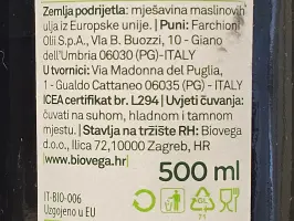 Ekstra djevičansko maslinovo ulje 500 ml