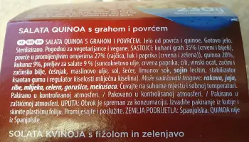 Salata quinoa s grahom i povrćem