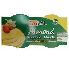 Vanilla and almond dessert 2x125 g