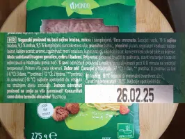 Vegansko mljeveno meso smrznuto 275 g