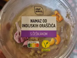 Namaz od indijskih oraščića s češnjakom 150 g