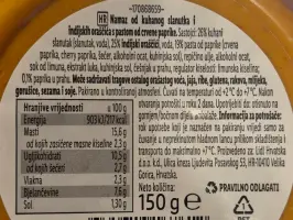 Namaz od slanutka i indijskih oraščića s paprikom 150 g