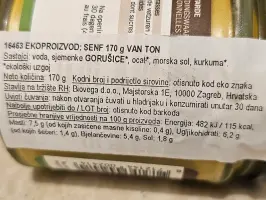 Senf glatki 170 g