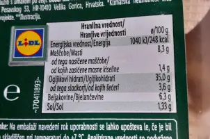 Tjestenina punjena nadjevom od slanutka i leće 250 g