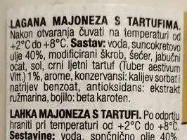 Majoneza s tartufima 190 g