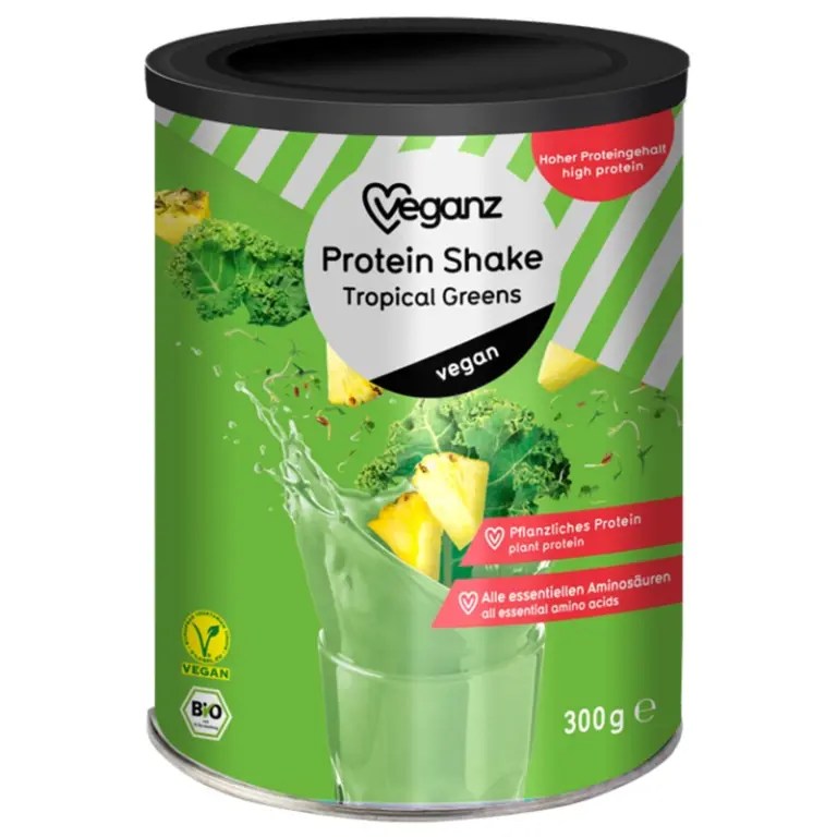 Protein Shake Tropical Greens 300 g