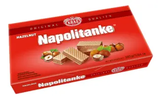 Napolitanke lješnjak 100 g, 330 g, 500 g