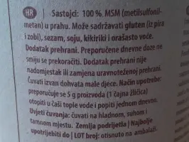 Msm prah 300 g