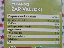 Žar valjčki 180 g