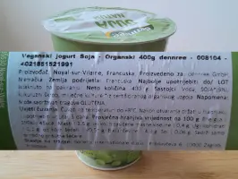 Jogurt od soje 400 g