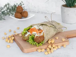 Royal falafel wrap