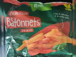 Sweet potato sticks with carrot 650 g