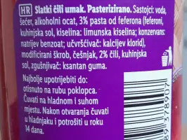 Azijski slatki čili umak 250 ml