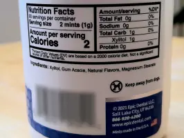 Xylitol Mints Peppermint Sugar-Free 180 komada