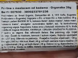 Almond butter cups 39 g