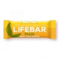 Lifebar Plus energetska pločica brusnica, maca, baobab 47 g