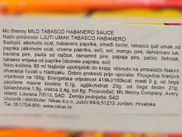 Tabasco Habanero 60 ml