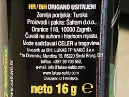 Origano usitnjeni 16 g