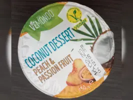 Coconut dessert peach 150 g