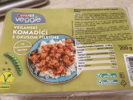 Veganski komadići s okusom piletine 200 g