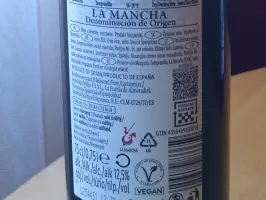 Crno vino tempranillo 0,75 L
