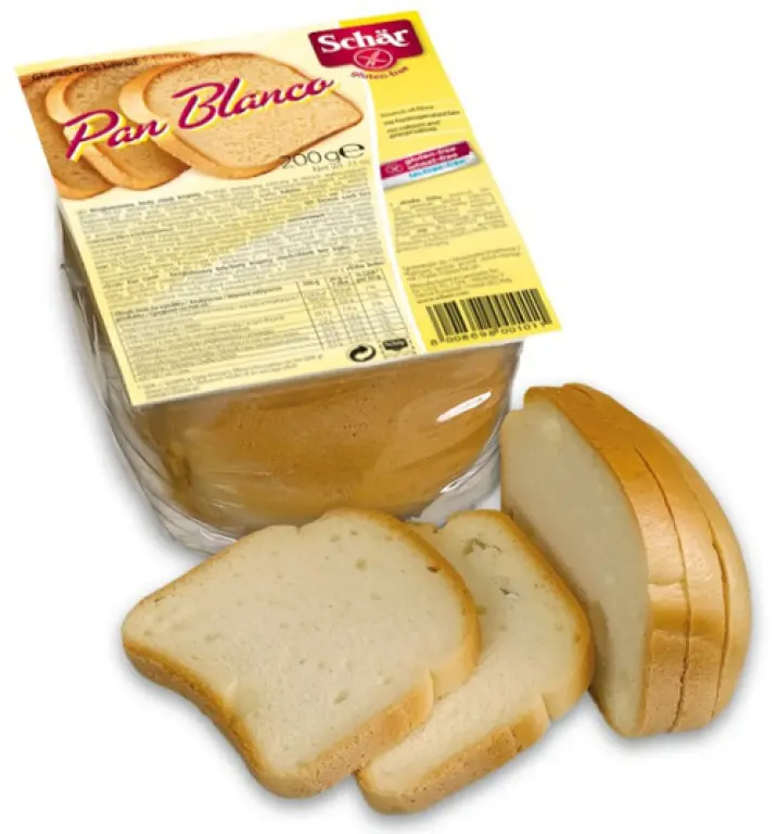 Pan blanco, bijeli kruh bez glutena